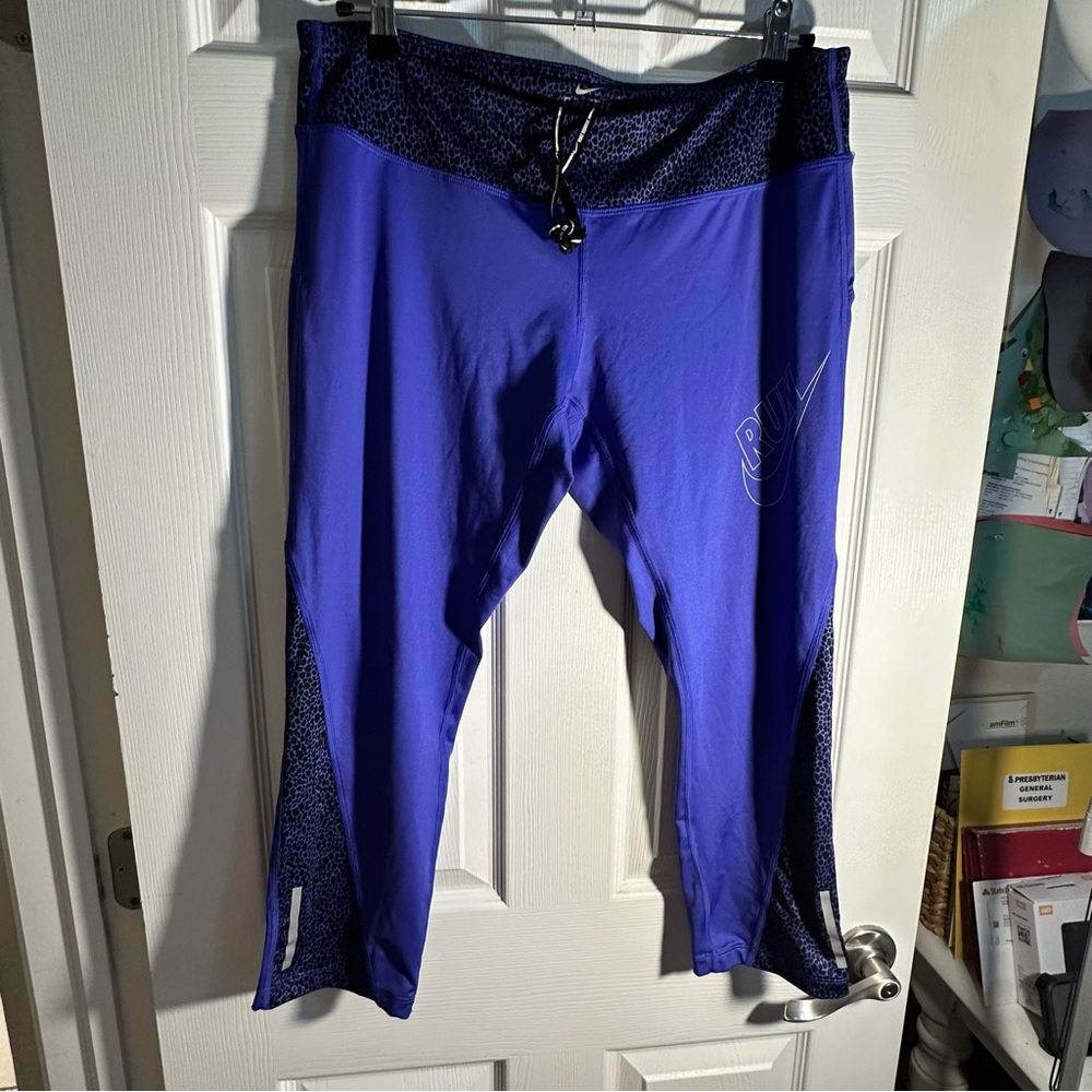 Nike Purple running XL Athletic Leggings